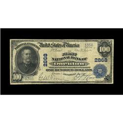 Owenton, KY - $100 1902 Plain Back Fr. 698 The First NB Owenton, KY