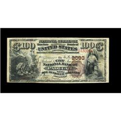 Paducah, KY - $100 1882 Brown Back Fr. 525 The City NB Paducah, KY