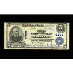 Paris, KY - $5 1902 Plain Back Fr. 598 The First NB Paris, KY