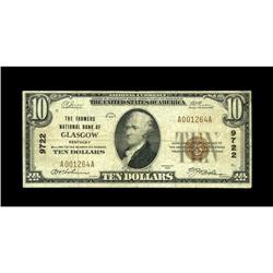Glasgow, KY - $10 1929 Ty. 1 The Farmers NB Ch. # 9722T Glasgow, KY