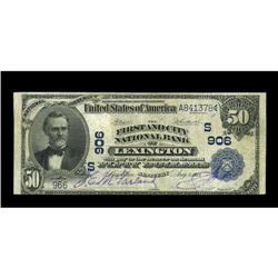 Lexington, KY - $50 1902 Date Back Fr. 673 The First & Lexington, KY