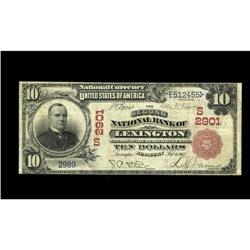 Lexington, KY - $10 1902 Red Seal Fr. 613 The Second NB Lexington, KY