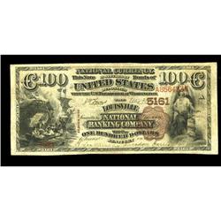 Louisville, KY - $100 1882 Brown Back Fr. 530 The Louis Louisville, KY