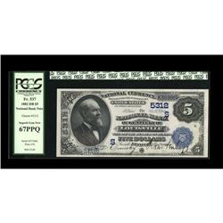 Louisville, KY - $5 1882 Date Back Fr. 537 The NB of Ke Louisville, KY