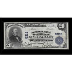 Louisville, KY - $20 1902 Plain Back Fr. 659 The NB Ch. Louisville, KY