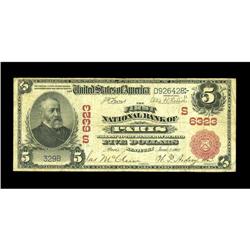 Paris, KY - $5 1902 Red Seal Fr. 587 The First NB Ch. # Paris, KY