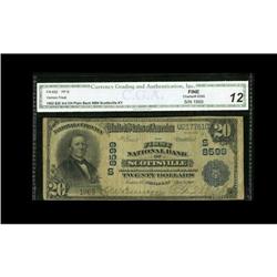 Scottsville, KY - $20 1902 Plain Back The First NB Scottsville, KY