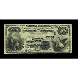 Somerset, KY - $10 1882 Value Back Fr. 577 The Farmers Somerset, KY