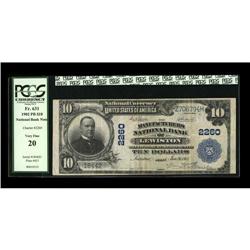 Lewiston, ME - $10 1902 Plain Back The Manufacturers NB Lewiston, ME