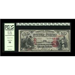 Baltimore, MD - $20 1875 Fr. 431 The NB of Baltimore Ch Baltimore, MD