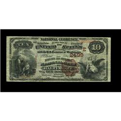 Baltimore, MD - $10 1882 Brown Back Fr. 490 The Drovers Baltimore, MD