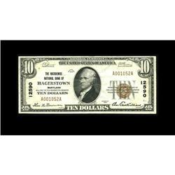 Hagerstown, MD - $10 1929 Ty. 1 The Nicodemus NB Hagerstown, MD
