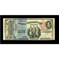 Palmer, MA - $1 1875 Fr. 383 The Palmer NB Ch. # 2324Th Palmer, MA