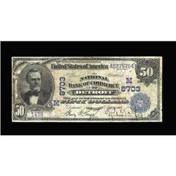 Detroit, MI - $50 1902 Date Back Fr. 669 The NB of Comm Detroit, MI