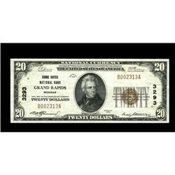 Grand Rapids, MI - $20 1929 Ty. 1 Grand Rapids NB Ch. # Grand Rapids, MI