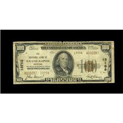 Grand Rapids, MI - $100 1929 Ty. 2 The NB of Grand Rapi Grand Rapids, MI