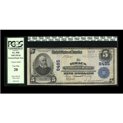 Ithaca, MI - $5 1902 Plain Back Fr. 598 The Ithaca NB C Ithaca, MI