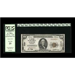 Duluth, MN - $100 1929 Ty. 1 The Northern NB Ch. # 9327 Duluth, MN