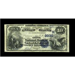 Fergus Falls, MN - $10 1882 Date Back Fr. 540 The First Fergus Falls, MN