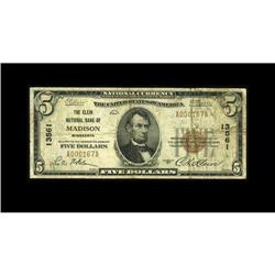 Madison, MN - $5 1929 Ty. 1 The Klein NB Ch. # 13561 Madison, MN