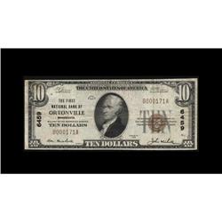 Ortonville, MN - $10 1929 Ty. 1 The First NB Ch. # 6459 Ortonville, MN