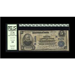 Kansas City, MO - $5 1902 Plain Back The Gate City NB Kansas City, MO