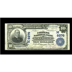 Kirksville, MO - $10 1902 Plain Back Fr. 625 The Citize Kirksville, MO