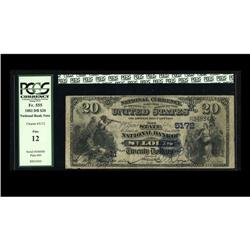 Saint Louis, MO - $20 1882 Date Back Fr. 555 The State Saint Louis, MO