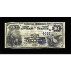 Chinook, MT - $10 1882 Date Back Fr. 545 The First NB C Chinook, MT
