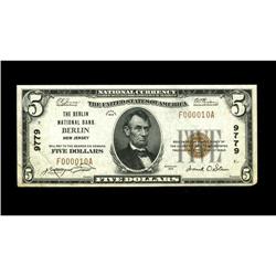 Berlin, NJ - $5 1929 Ty. 1 The Berlin NB Ch. # 9779A se Berlin, NJ