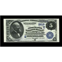 Dunkirk, NY - $5 1882 Value Back Fr. 574 The Merchants Dunkirk, NY