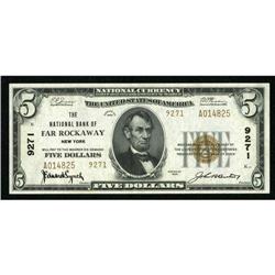 Far Rockaway, NY - $5 1929 Ty. 2 The NB of Far Ro Far Rockaway, NY