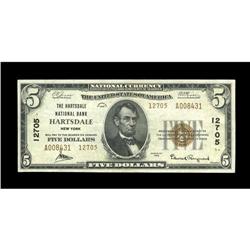 Hartsdale, NY - $5 1929 Ty. 2 The Hartsdale NB Ch. # 12 Hartsdale, NY