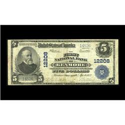 Kenmore, NY - $5 1902 Plain Back Fr. 609 The First NB Kenmore, NY