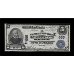 Kingston, NY - $5 1902 Plain Back Fr. 598 The State of Kingston, NY