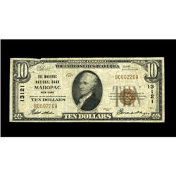 Mahopac, NY - $10 1929 Ty. 1 The Mahopac NB Ch. # 13121 Mahopac, NY