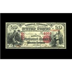 Moravia, NY - $20 1875 Fr. 432 The Moravia NB Ch. # 235 Moravia, NY