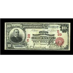 New York, NY - $10 1902 Red Seal Fr. 613 The First NB New York, NY