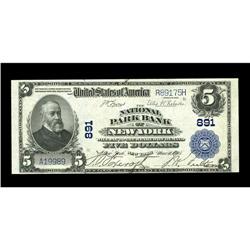 New York, NY - $5 1902 Plain Back Fr. 598 The National New York, NY