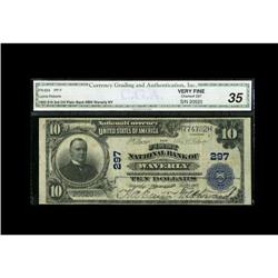 Waverly, NY - $10 1902 Plain Back Fr. 624 The First NB Waverly, NY