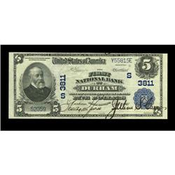 Durham, NC - $5 1902 Plain Back Fr. 600 The First NB C Durham, NC