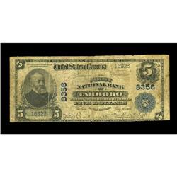 Tarboro, NC - $5 1902 Plain Back Fr. 600 The First NB Tarboro, NC