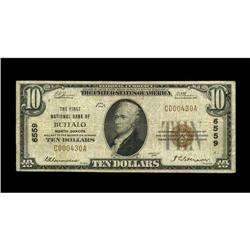 Buffalo, ND - $10 1929 Ty. 1 The First NB Ch. # 6559 Buffalo, ND