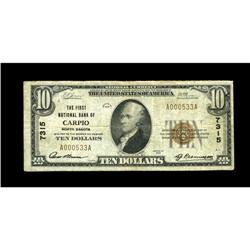 Carpio, ND - $10 1929 Ty. 1 The First NB Ch. # 7315A ju Carpio, ND
