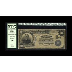 Fargo, ND - $10 1902 Plain Back The Merchants NB Fargo, ND