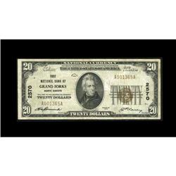Grand Forks, ND - $20 1929 Ty. 1 The Citizens NB Grand Forks, ND