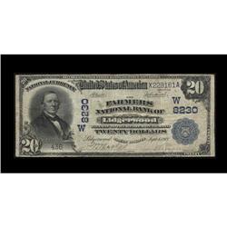 Lidgerwood, ND - $20 1902 Date Back Fr. 648 The Lidgerw Lidgerwood, ND