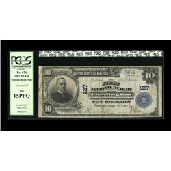 Cardington, OH - $10 1902 Plain Back The First NB Cardington, OH