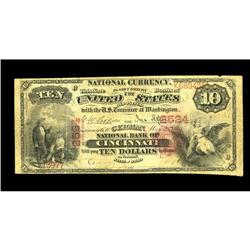 Cincinnati, OH - $10 1875 Fr. 419 The German NB Ch. # 2 Cincinnati, OH