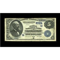 Cincinnati, OH - $5 1882 Date Back Fr. 537 The German N Cincinnati, OH